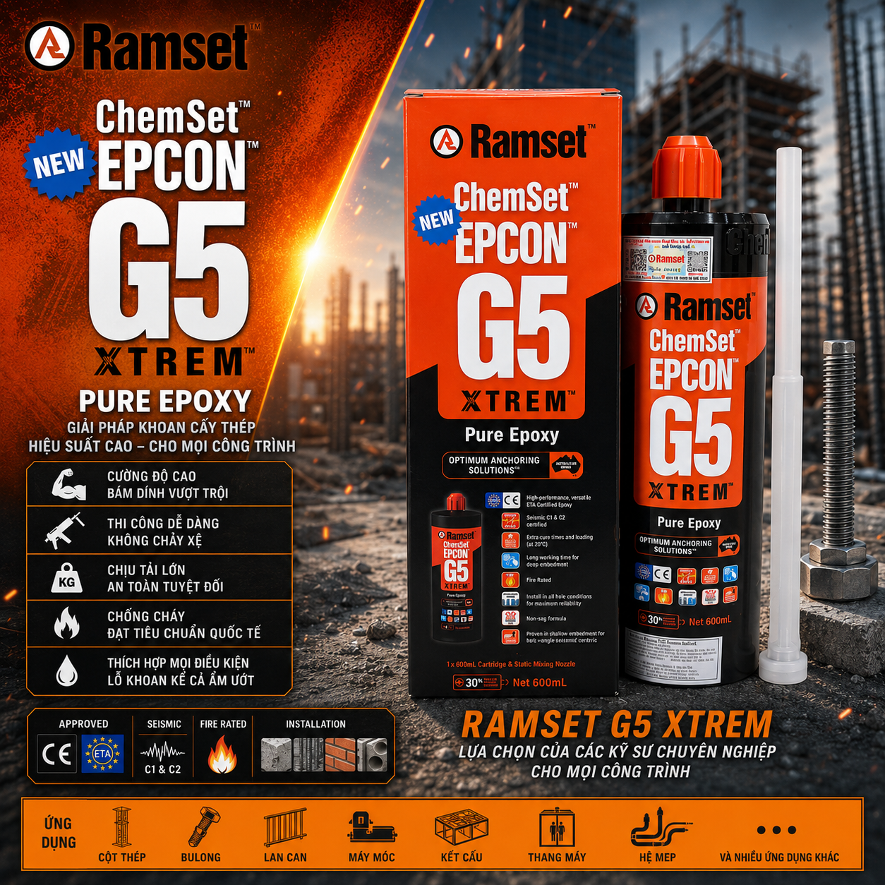 Ramset G5 Xtrem Logo Ramset Epcon G5 Xtrem logo